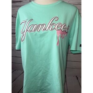 New York Yankees NY Tee Shirt Graphic T-Shirt Large Mens Patch NWOT Pro Standard